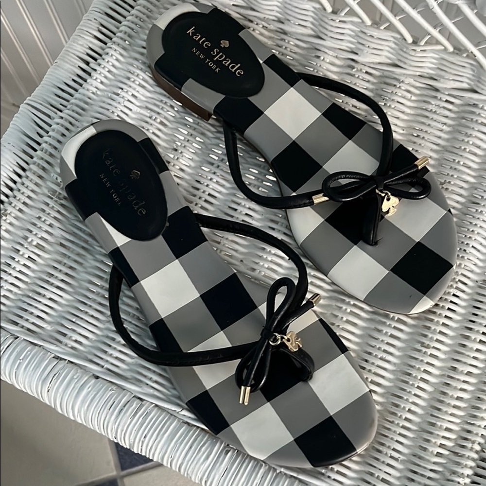 Kate Spade Mystic Plaid Women's Sandals 7 1/2